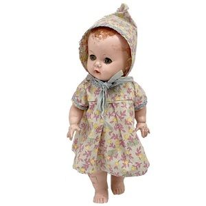 Vintage Hard Plastic Twist Legs Turn Head Doll